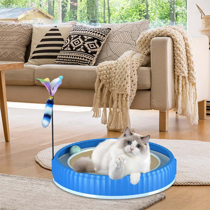 Round Cat Scratching Board