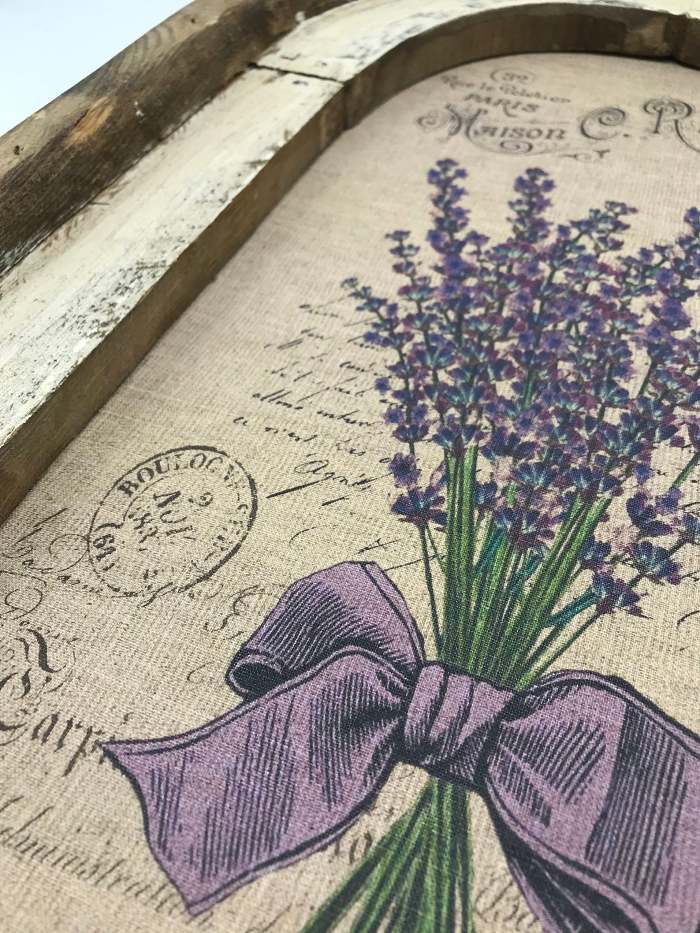 Lavender Wall Art | Rustic Farmhouse Decor