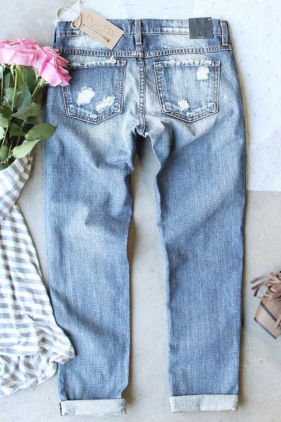 Halloween Pumpkin Ripped Denim Jeans