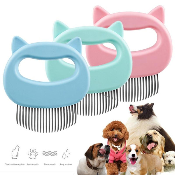 Pet Hair Removal Massaging Shell Comb - Cat Hair Removal Massaging Shell Comb