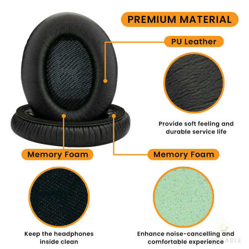 Ear Pad Cushion Replacement For Bose Quiet Comfort QC35 QC35II by Veasoon