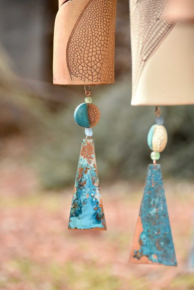 Beautiful Bird Rustic Dragonfly Wind Chimes