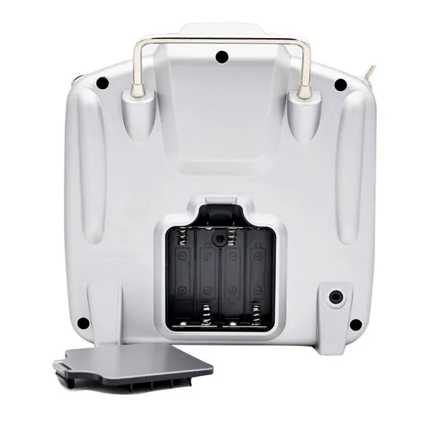 Microzone MC6C 2.4GHz 6-Channel Radio Transmitter with Antena Receiver MC6RE for RC Drone Quadcopter Car Boat Helicopter (Throttle is on The Left Hand)