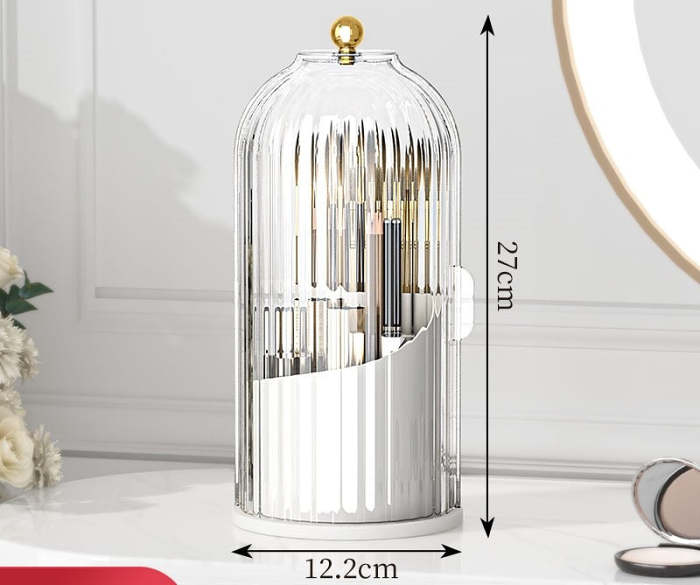 Stylish 360° Rotating Makeup Organizer
