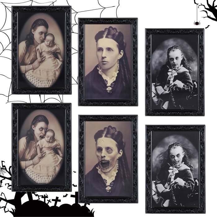 Spooky 3D Changing Face Picture Frame