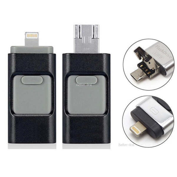 4 in 1 High Speed USB Flash Drive For iPhone, iPad, Android, PC & More Devices