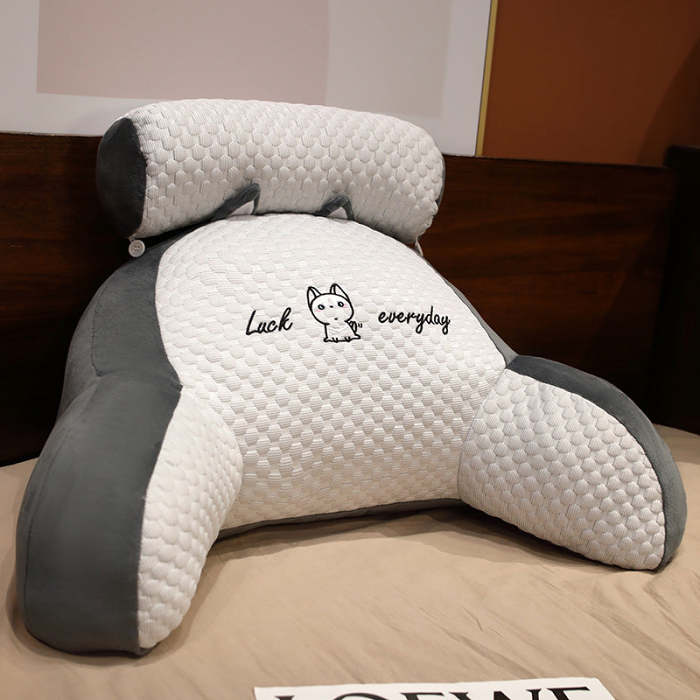 Soft Fluffy Triangle Reading Cushion