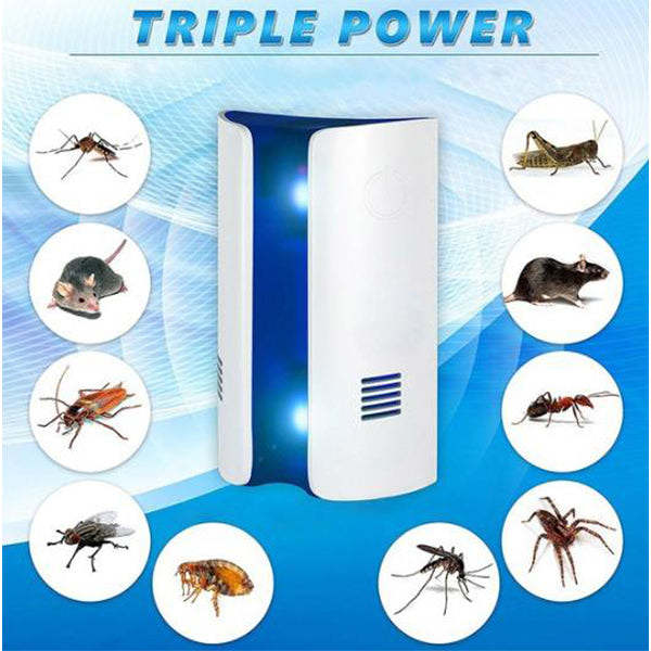 Ultrasonic Non-Toxic Insect & Rodent Repellent