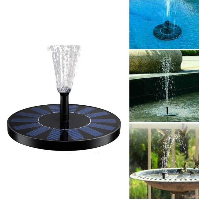 Solar Powered Water Fountain