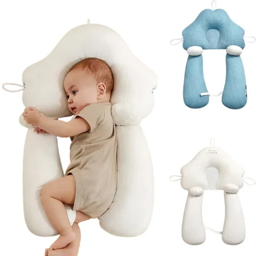 Baby Sleeping Pillow Anti Roll Side Sleeping Newborn Neck Bedding Pillow