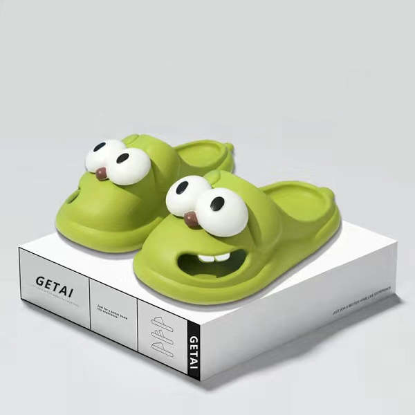 Funny Big Eyes Tongue Kiss Slippers