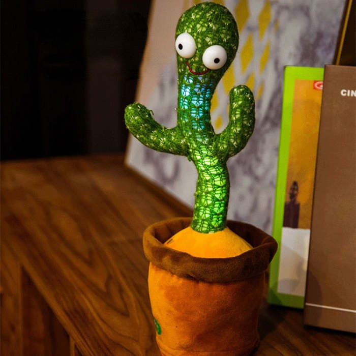 Lovely Talking Toy Dancing Cactus Doll