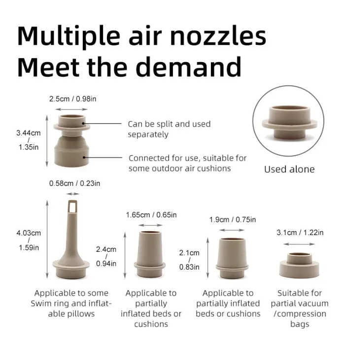 Electric Air Pump Portable Wireless by Veasoon