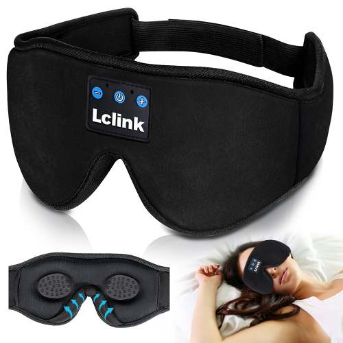 Sleep Headphones Bluetooth Eye Mask, Sleep Mask Bluetooth Sleep Headphones, Mask with Wireless Timer,3D Eye Mask for Sleeping with Built-in HD Speaker