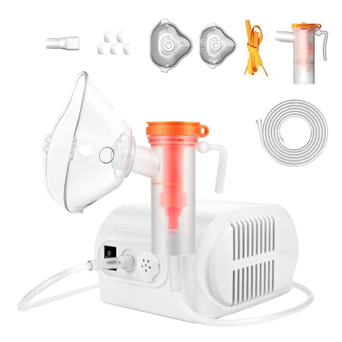 Nebulizer Compressor Portable Pro Compact Cooling Mist System for Children Adults Home Use Travel