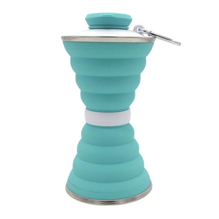 500ML Silicone Collapsible Water Bottles