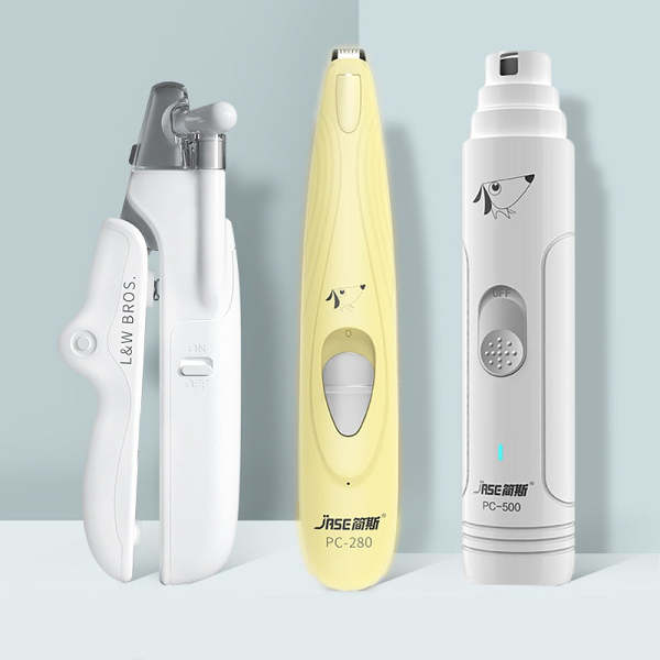 Pet nail clippers with LED light.