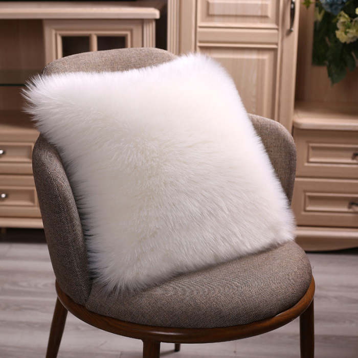 Double-Sided Wool Pillowcase