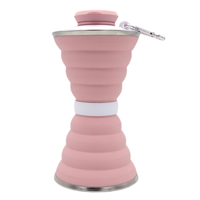 500ML Silicone Collapsible Water Bottles
