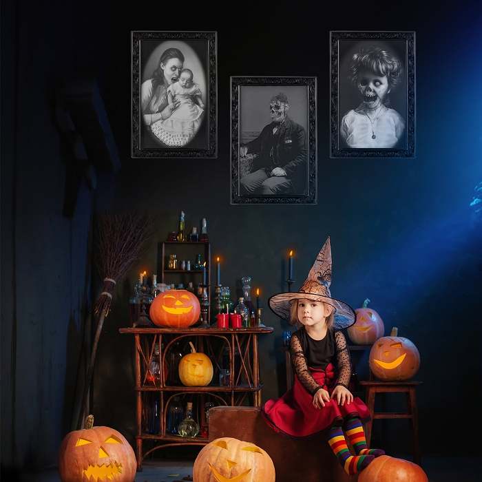 Spooky 3D Changing Face Picture Frame