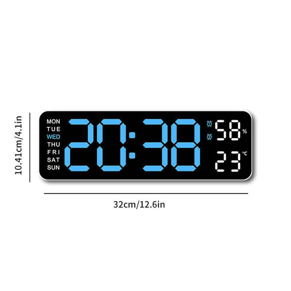 Upgraded Digital Wall Clock Large Display