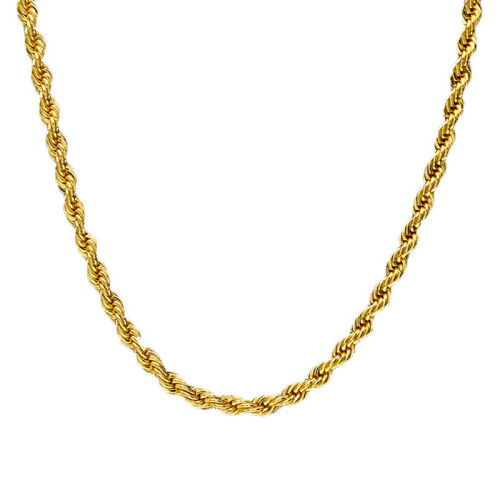 Solid Gold Rope Chain
