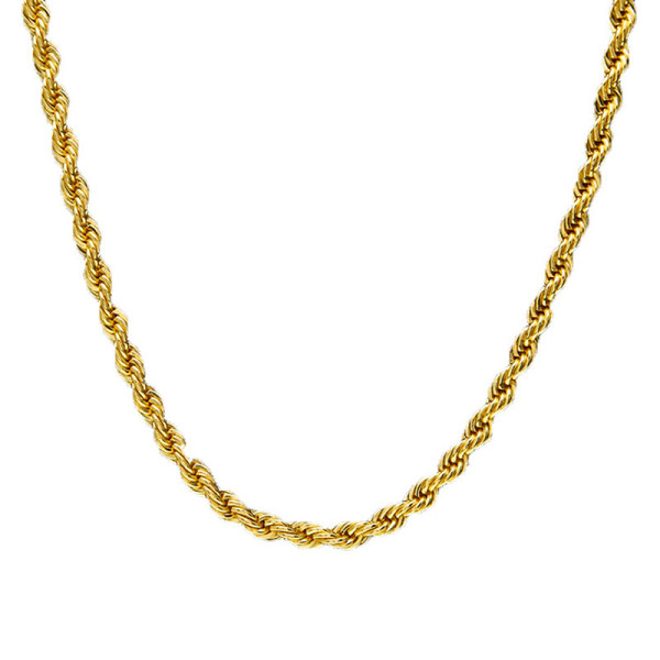 Solid Gold Rope Chain