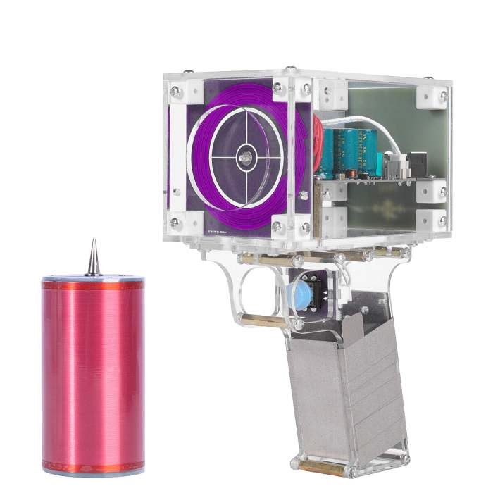 Handheld Tesla Coil Electric Arc Generator mini portable artificial flash trigger