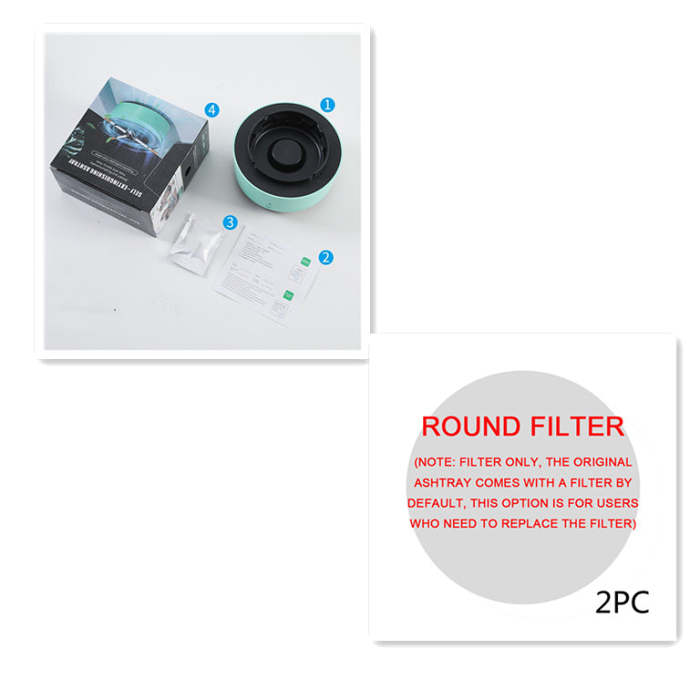 Anion Purification Ashtray: Portable Smoke Removal