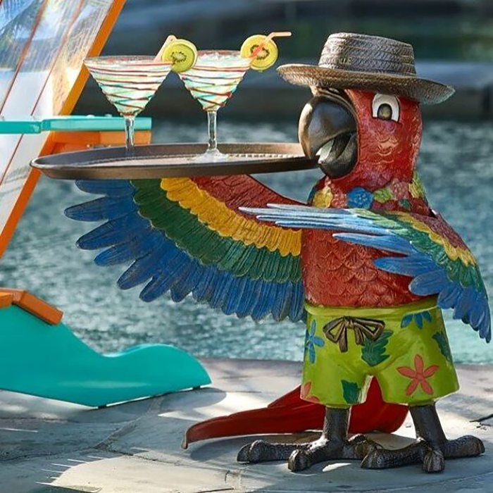 Drink Serving Parrot Butler