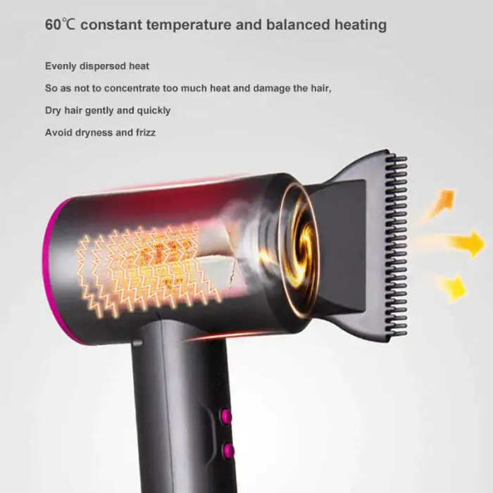 Wireless Rechargeable Hair Dryer by Veasoon