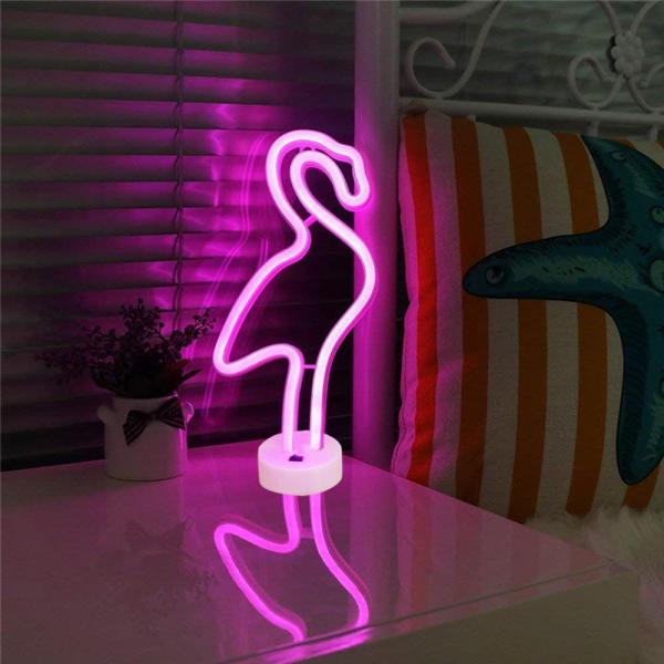 AMZER Neon LED Holiday Light with Holder – Warm Fairy Decorative Lamp by Veasoon