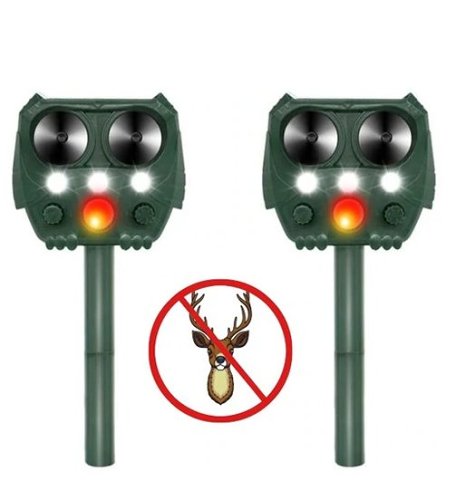 Ultrasonic Deer Repeller -Solar Powered-Get Rid of Deer