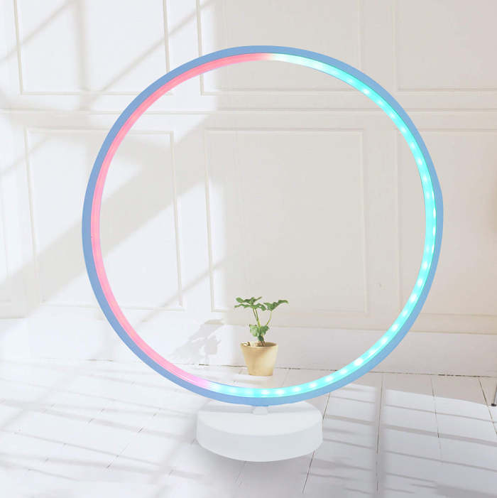 Sleek Round LED Table Lamp