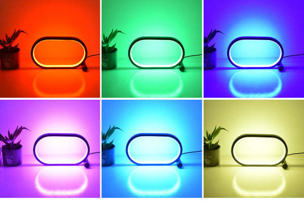 USB Oval Acrylic Touch Lamp
