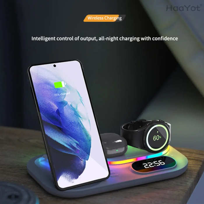 RGB Wireless Charger Dock by Veasoon