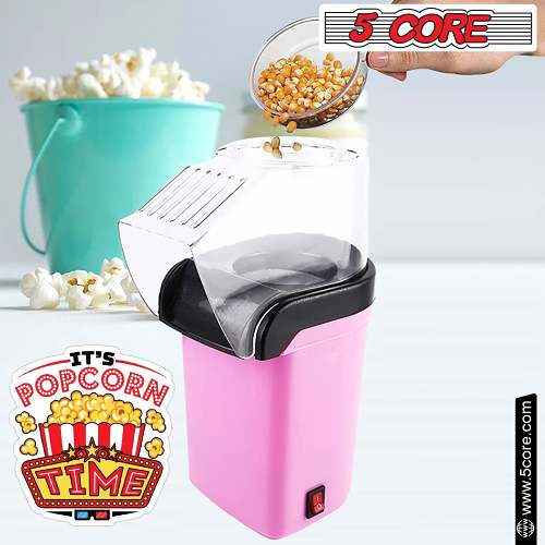 5Core Hot Air Popcorn Machine, 16 Cup, Electric Oil-Free Pop Corn by Veasoon