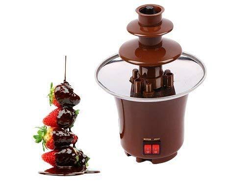 3-Tier Chocolate Fondue Fountain, Half-Pound Capacity, Easy to Assemble