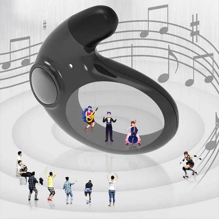 Invisible Sleep Wireless Earphone Waterproof, Double Noise-Cancelling