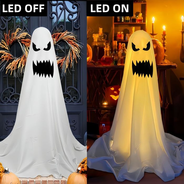 Halloween Spooky Ghost with Light Strings
