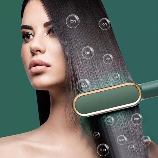 PROFESSIONAL 2-In-1 Hair Straightener Curler Hot Air Comb