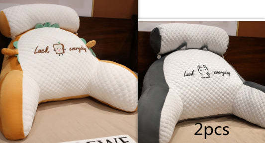 Soft Fluffy Triangle Reading Cushion