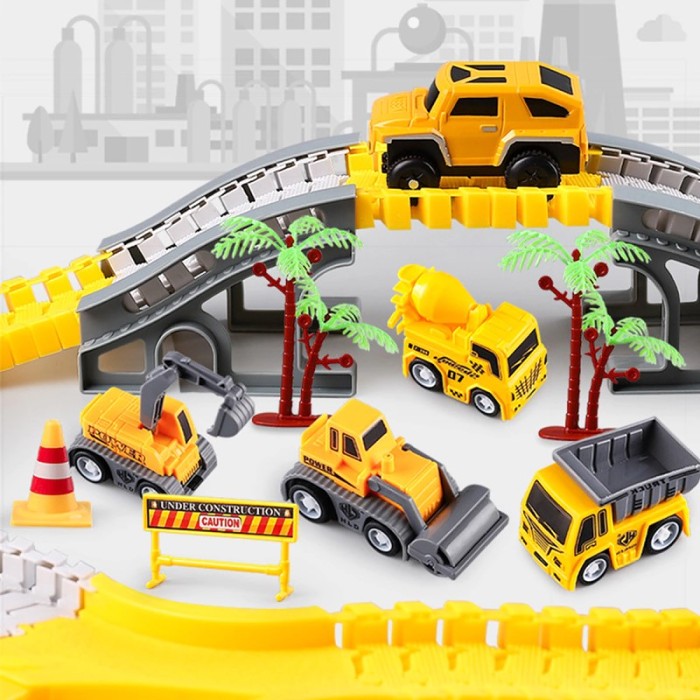 305 Piece Construction Track Playset | Building Toy Set