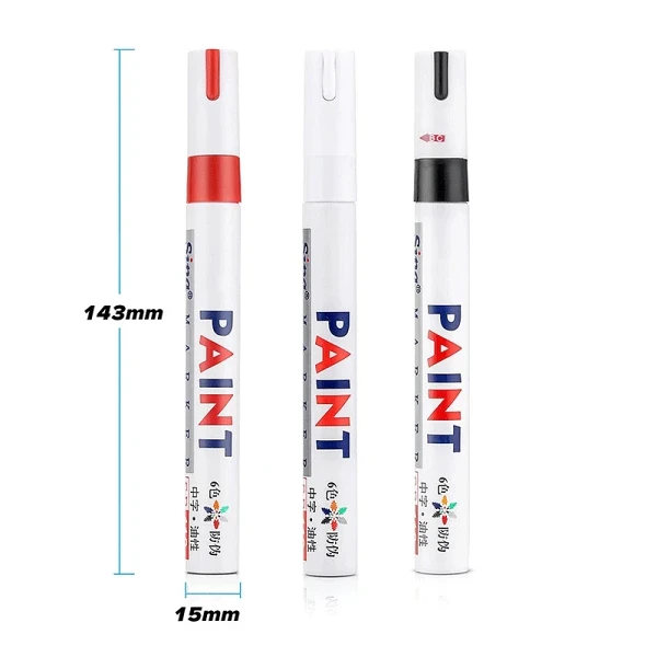 Permanent Waterproof Tire Paint Marker Pen