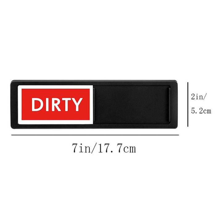 Clean Dirty Dishwasher Magnet Indicator Sign
