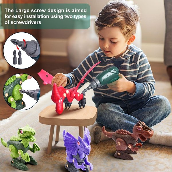 Take-Apart Dinosaur Toys for Kids