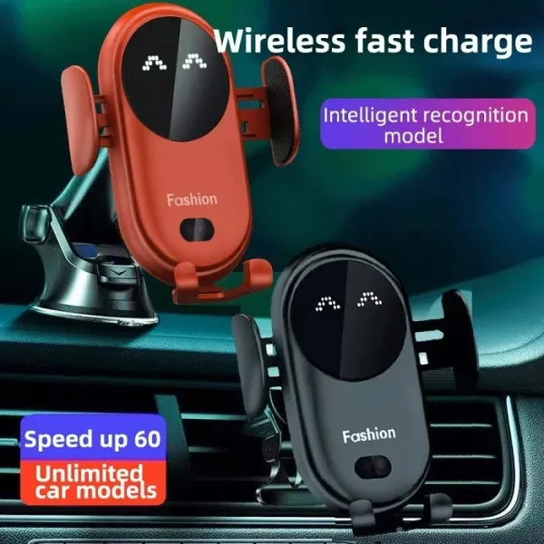Smart Car Wireless Charger Phone Holder -4Color