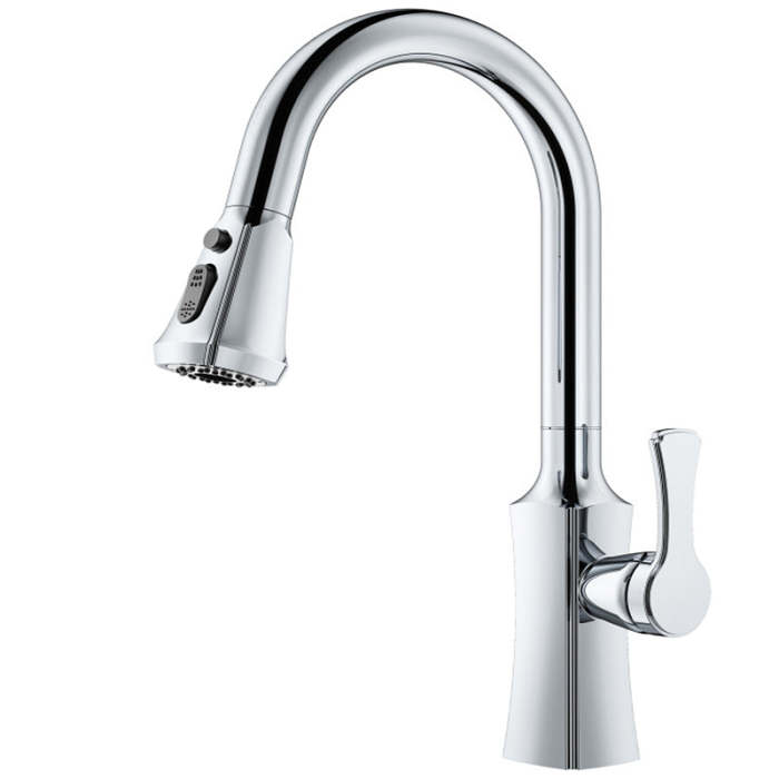 Sleek Black Kitchen Faucet