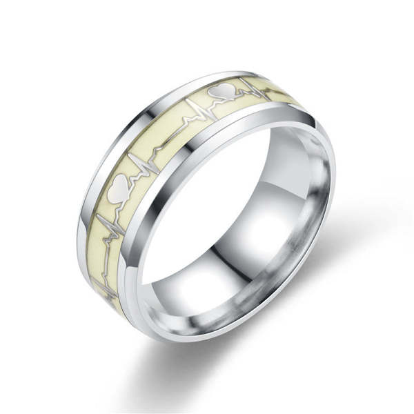 Luminous Heart-shaped Rings