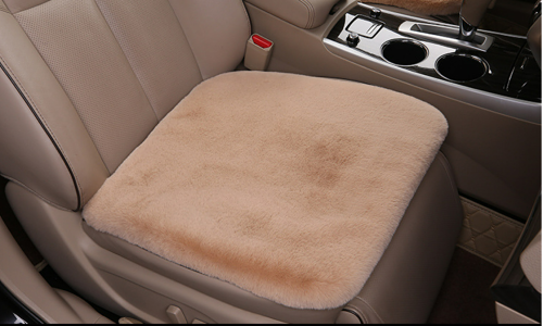 Plush Car Seat Cushion